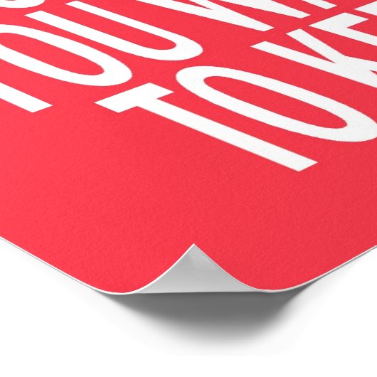 BRUSH DEINE ZÄHNE POSTER (Ecke)