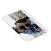 Brush Edge Save the Date Magnet (Rechte Seite)