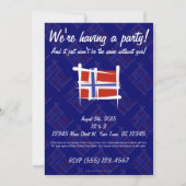 Brush-Fahne Einladung (Rückseite)