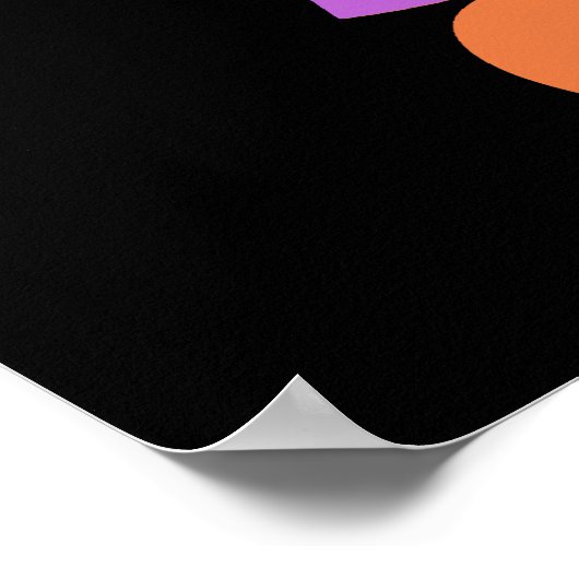 Brush Floss Rinse, dann SMILE! Poster (Ecke)