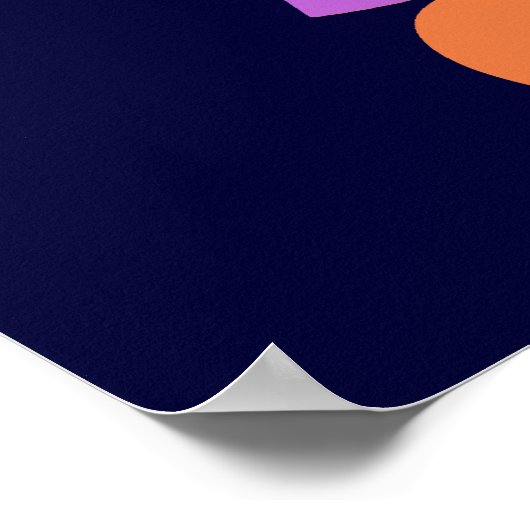 Brush Floss Rinse, dann SMILE! Poster (Ecke)