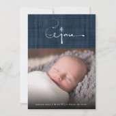 Brush Freude Weihnachtsfeiertag Ankündigung (Vorderseite)