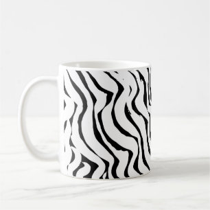 Brush Grunge Muster. Weiß und schwarz Vintag. Abs. Kaffeetasse