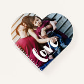 Brush Lettering "Liebe" Notizbuch (Vorderseite)