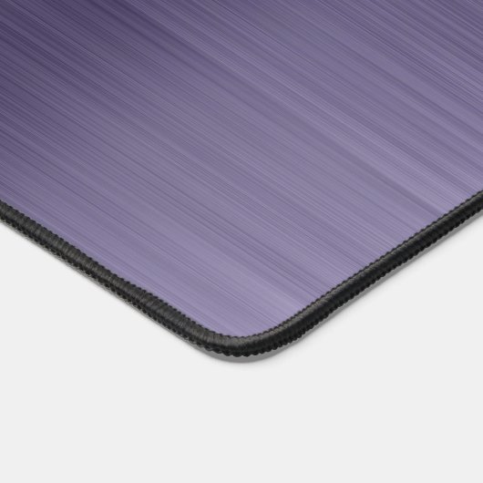 Brush Metallic Lila Schreibtischunterlage (Ecke)