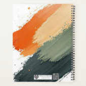 Brush-Painted Terrain Monogram Planer (Rückseite)