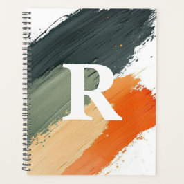 Brush-Painted Terrain Monogram Planer