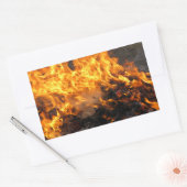 Brush Rechteckiger Aufkleber (Umschlag)