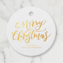 Brush Script Frohe Weihnachts-Weihnachtsgeschenk T