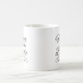 Brush Script Herz des Gold Vater der Braut Kaffeetasse (Mittel)