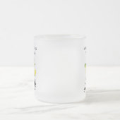 Brush Script Lemons Limoncello Mattiert Glass Tass Mattglastasse (Mittel)