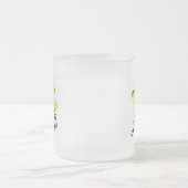 Brush Script Limoncellon Lemons Mattiert Glass Tas Mattglastasse (Mittel)