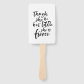 Brush Script Little Aber Fierce William Shakespear Fächer (Vorderseite)