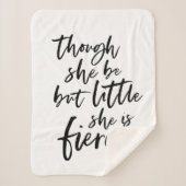 Brush Script Little Aber Fierce William Shakespear Sherpadecke (Vorderseite)