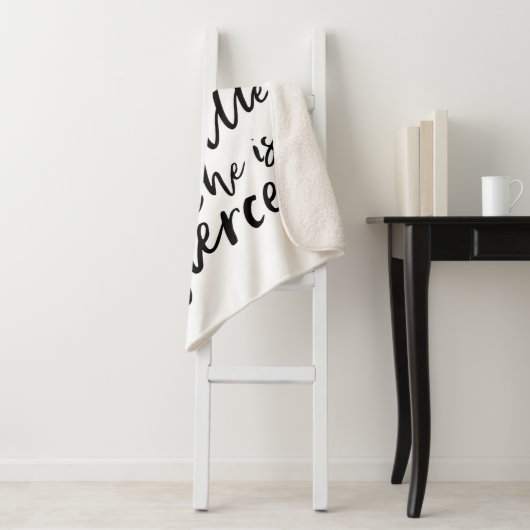 Brush Script Little Aber Fierce William Shakespear Sherpadecke (Beispiel)