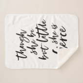 Brush Script Little Aber Fierce William Shakespear Sherpadecke (Vorderseite (Horizontal))