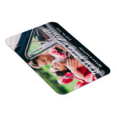 Brush Script Save the Date Wir werden heiraten Magnet (Rechte Seite)