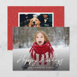 Brush Script Voll Foto Weihnachten