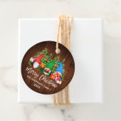 Brush Script Weihnachtsweihnachtsleuchten Gnomes Geschenkanhänger (Beispiel)