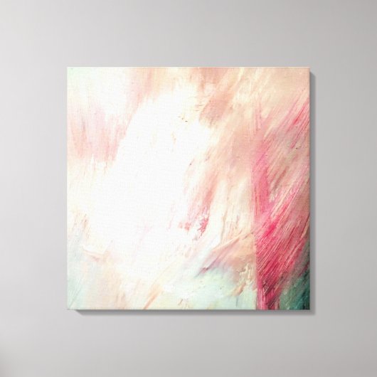 Brush Stroke Abstrakt Canvas Print Leinwanddruck (Vorderseite)