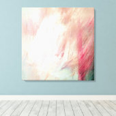 Brush Stroke Abstrakt Canvas Print Leinwanddruck (Insitu (Holzboden))