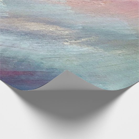 Brush Stroke Abstrakt Geschenkpapier (Ecke)