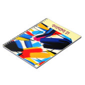 Brush Stroke Art Notebook Notizblock (Linke Seite)