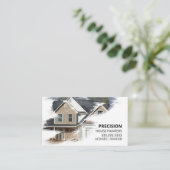 Brush Stroke House Painter Visitenkarte (Stehend Vorderseite)