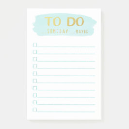 Brush Stroke | Liste der Aufgaben des Zaubers Post-it Klebezettel