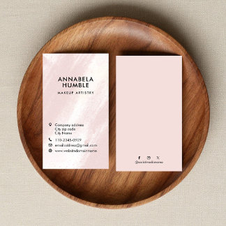 Brush Stroke Texture Modern Business card template Visitenkarte