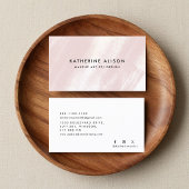 Brush Stroke Texture Modern Visitenkarte