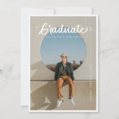 Brush Stroke Typografy Abschluss Ankündigung (Vorderseite)