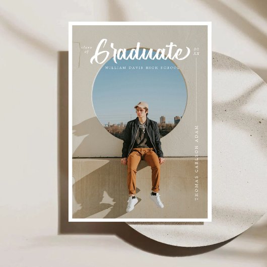 Brush Stroke Typografy Abschluss Ankündigung