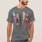 Brush Stroke Weihnachtsmagie Custom T-Shirt (Vorderseite)