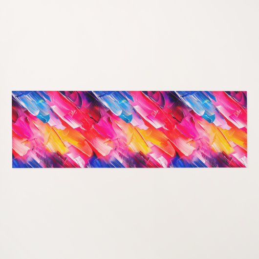 brush strokes 2 pattern yogamatte (Rückseite (Horizontal))