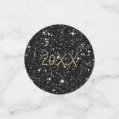 Brush Strokes & Confetti Black Gold ID511 Konfetti (Klein Vorderseite)