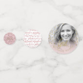 Brush Strokes & Confetti Rose Gold ID511 Konfetti (Vorderseiten)