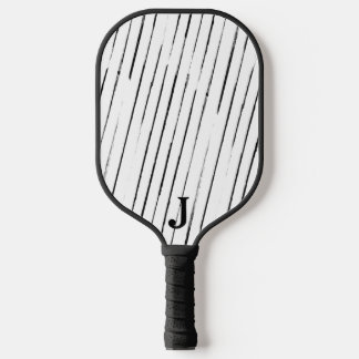 Brush Strokes Custom Inital Pickleball Paddle