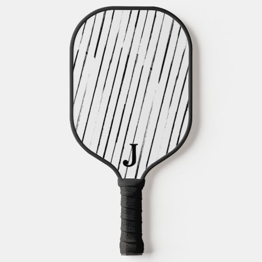 Brush Strokes Custom Inital Pickleball Paddle (Vorderseite)