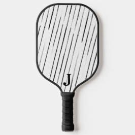 Brush Strokes Custom Inital Pickleball Paddle