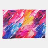 brush strokes pattern 2 geschirrtuch (Horizontal)