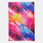 brush strokes pattern 2 geschirrtuch (Vertikal)