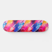 brush strokes pattern 2 skateboard (Horizontal)
