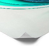 Brush Symphony. Abstrakte Zahnbürste Poster (Ecke)