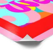 Brush Teeth Hair Wash Fan Spaß Kinder helles Desig Poster (Ecke)