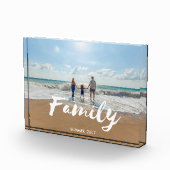 Brush Typografie Fotoblock (Rechts)