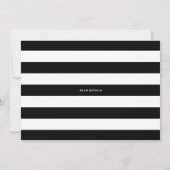 Brush Typografy Foto Ankündigung Datum freihalten (Rückseite)