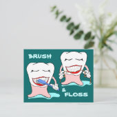 Brush und Fallout Postkarte (Stehend Vorderseite)