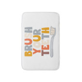 Brush your teeth badematte (Vorderseite Vertikal)