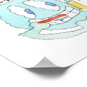 Brush Your Teeth, Little Monsters! Poster (Ecke)